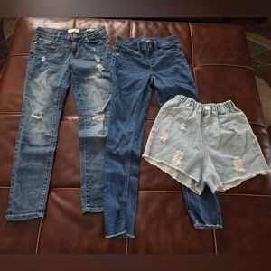 Girls Denim Bundle Size 10